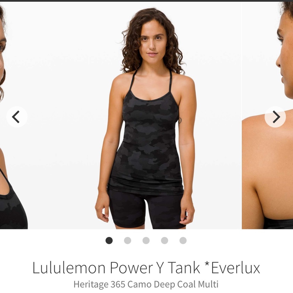 Lululemon Power Y tank *Everlux fabric